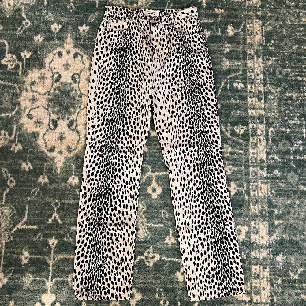 Reformation Leopard Jeans
